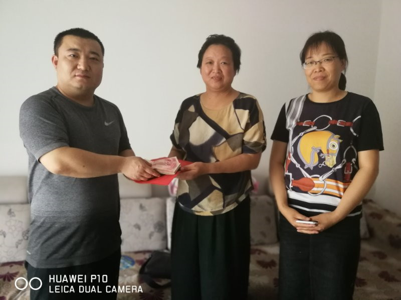愛心點燃希望，真情傳遞溫暖，力威